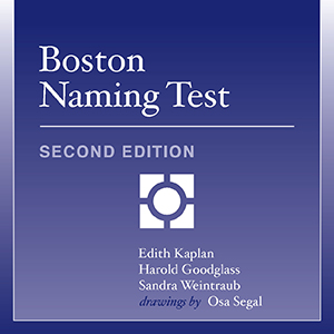 BNT-2 Virtual Naming Test Stimulus Cards Picture Book
